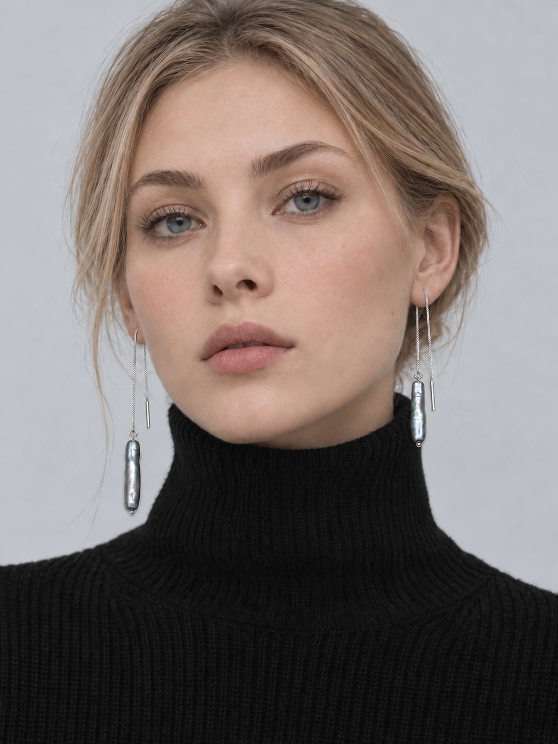 Fine Chain Drop Earrings