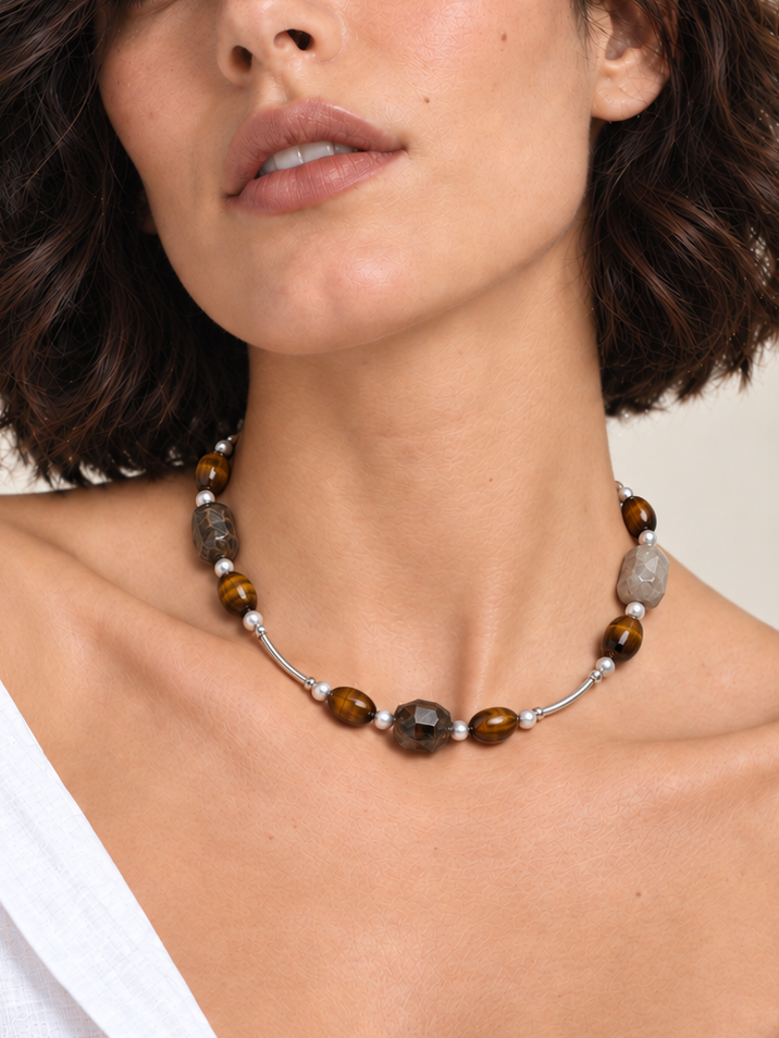 Umber Tiger’s Eye Necklace