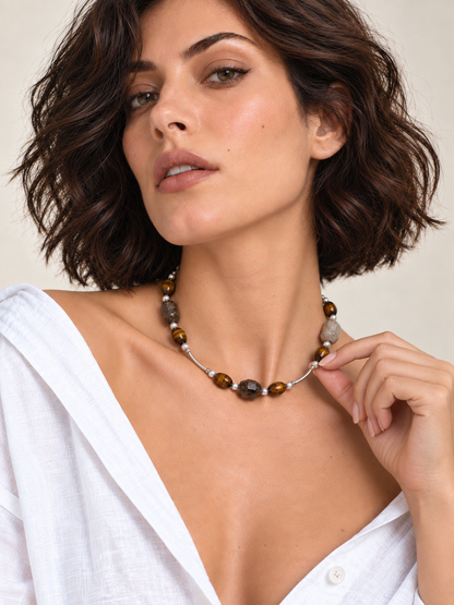 Umber Tiger’s Eye Necklace
