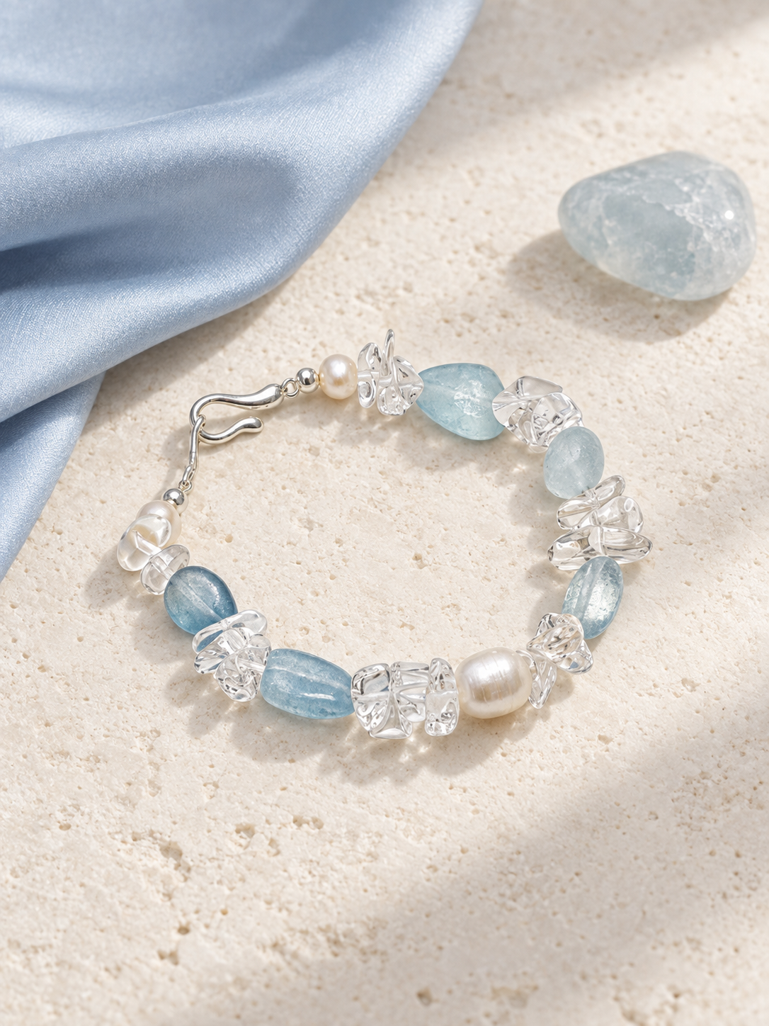 Sunlit Shimmering Bead Bracelet
