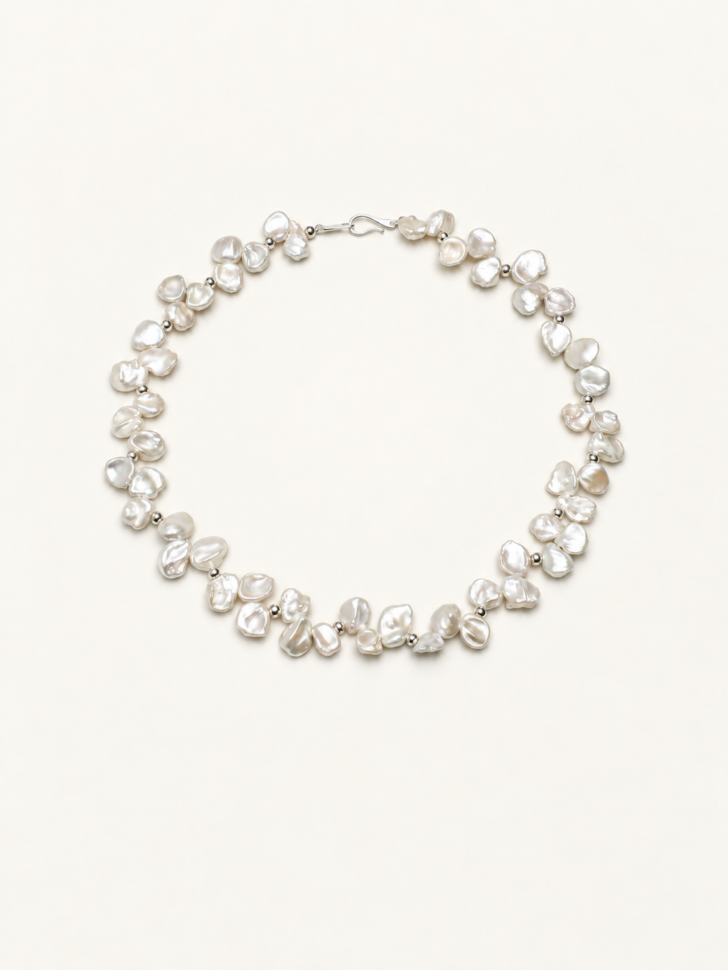 Cloud Petals Baroque Pearl Necklace