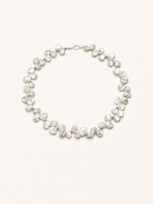Cloud Petals Baroque Pearl Necklace