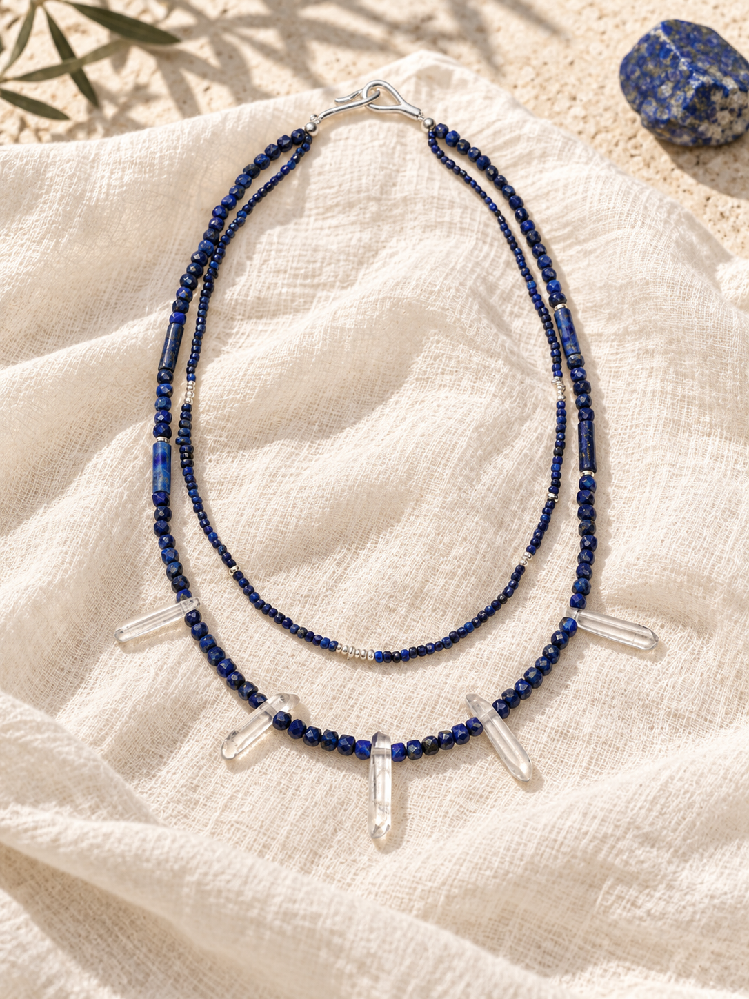 Blue Rhythm Layered Necklace