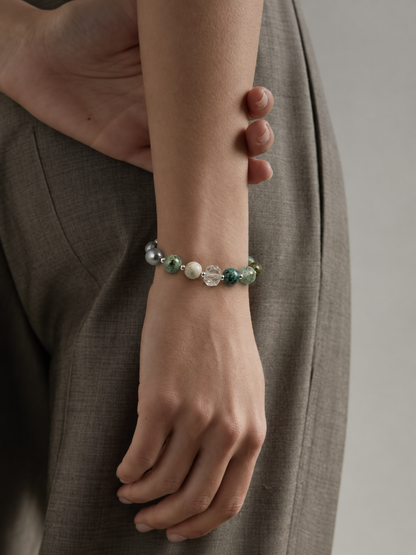 Jade Mist Crystal Bracelet