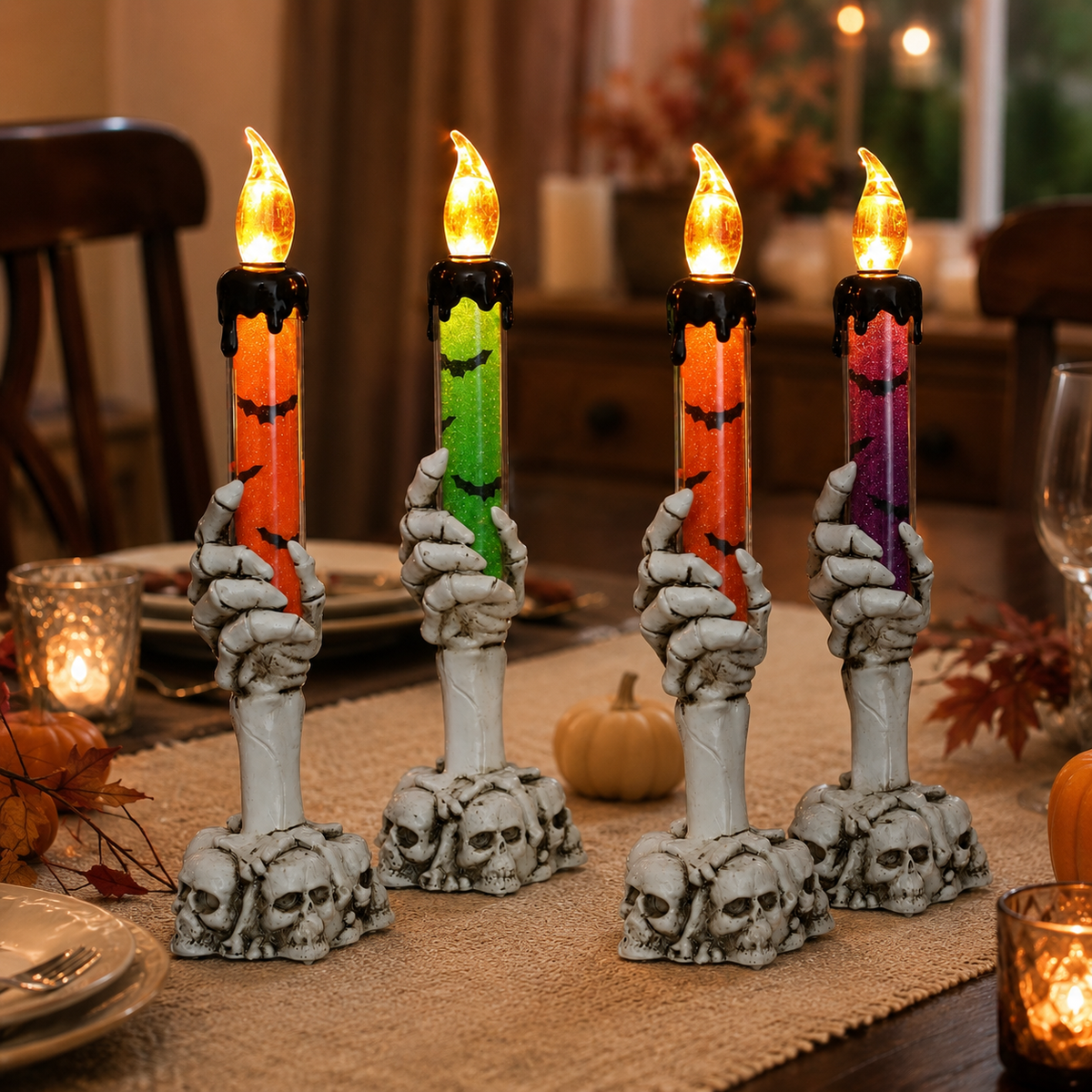 Skeleton Hand LED Candle