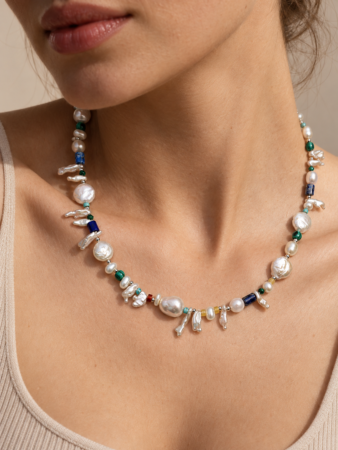 Tidal Treasures Pearl Necklace