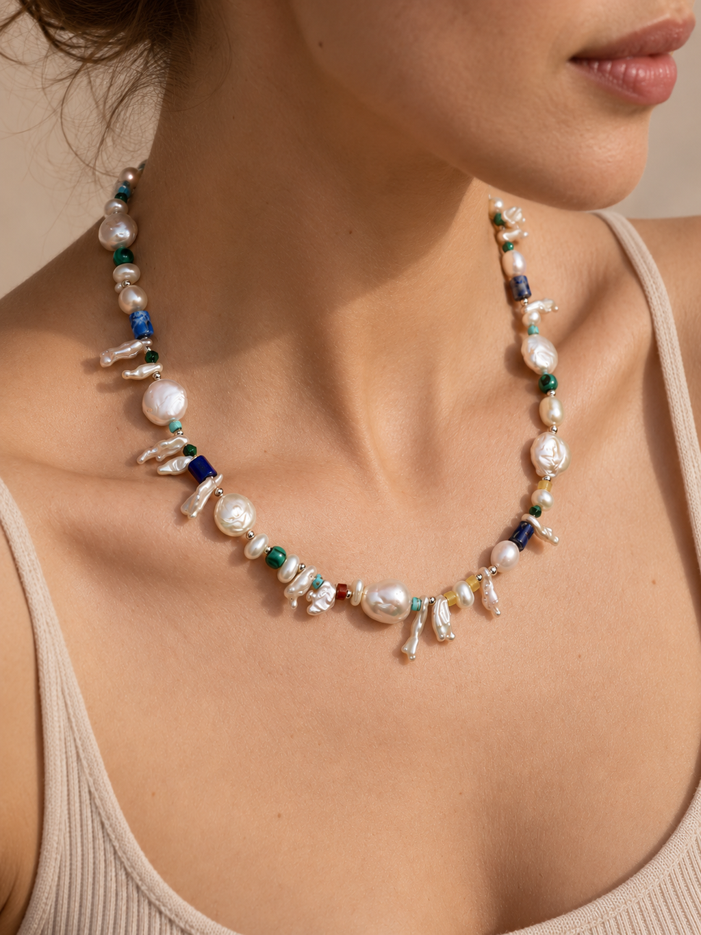 Tidal Treasures Pearl Necklace