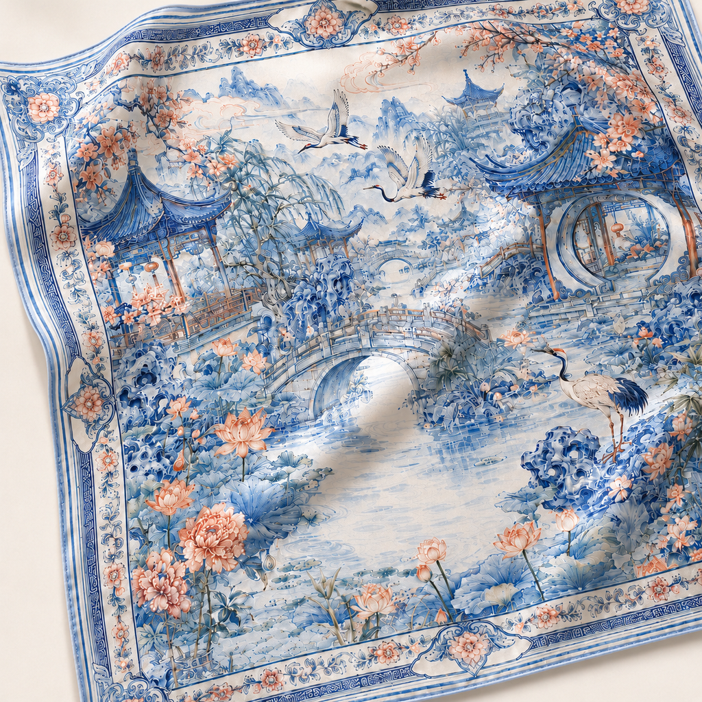 Porcelain Garden (Scarf)