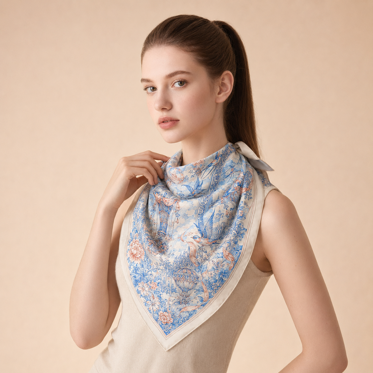 Cloud Voyage (Scarf)
