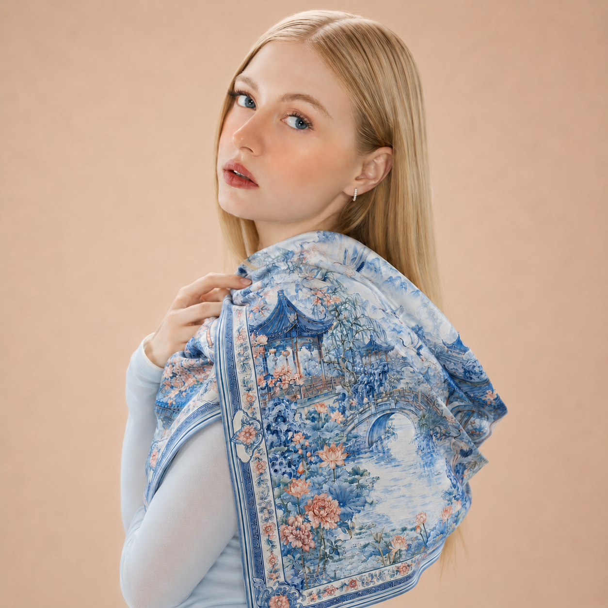Porcelain Garden (Scarf)