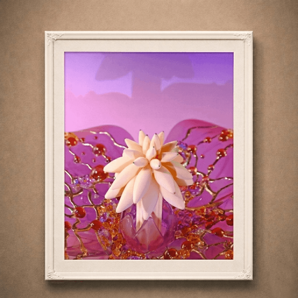 Aetheris Bloom | Photographic Print of Original Handcrafted Sculpture (Unframed)