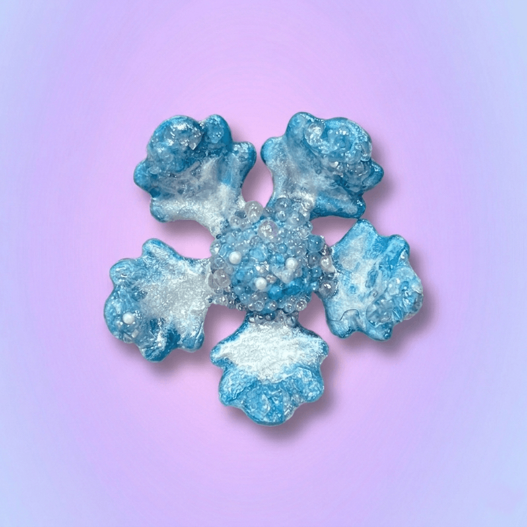 Cyber Bloom | Hand-Cast Ethereal Art Magnet
