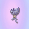 Ethereal Magnolia｜Hand-Painted Artisan Resin Brooch