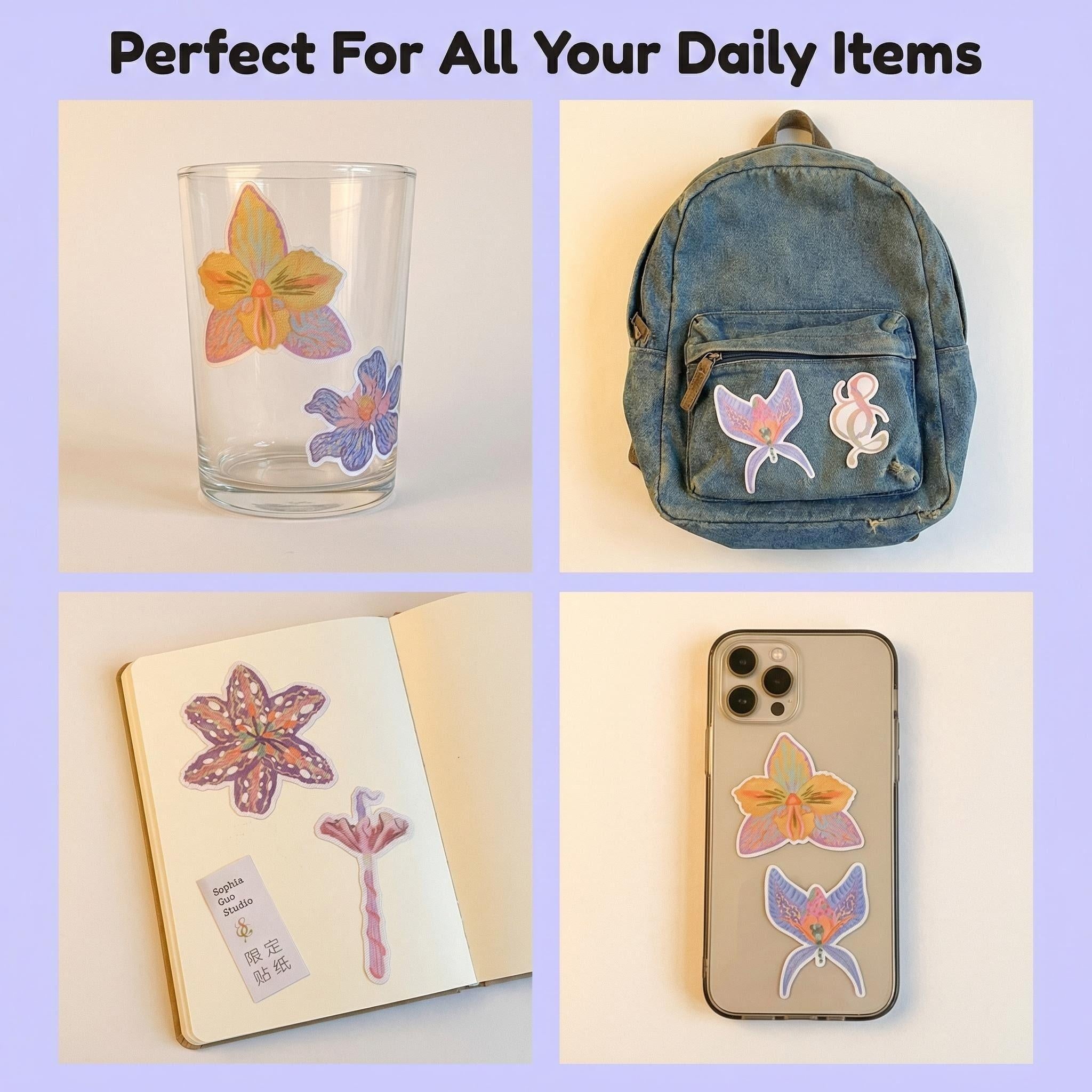 The Enchanted Flora Archive | Textured Fine Art Paper Decals - Studio Exclusive