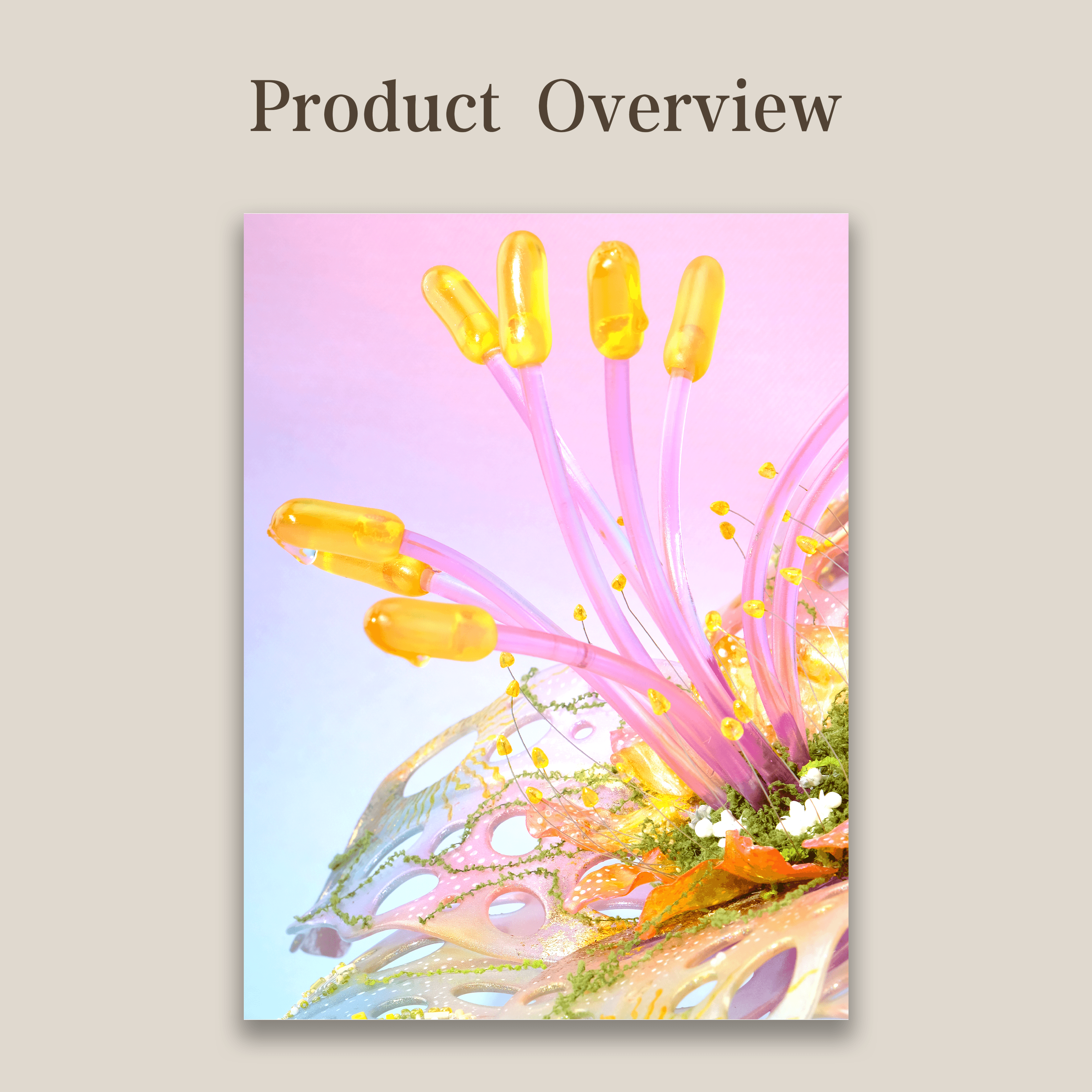 The Fantasy Bloom | Photographic Print of Original Handcrafted Sculpture (Unframed)