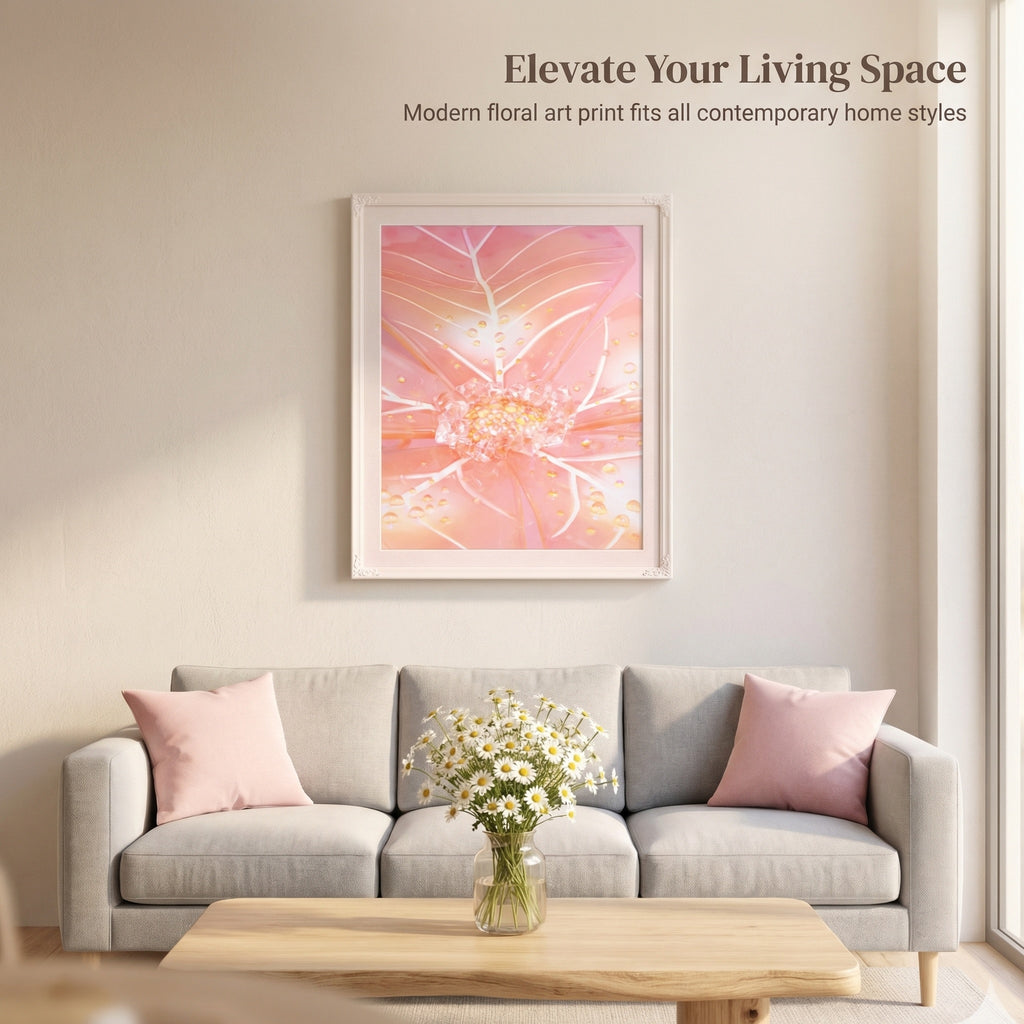Heartlight Bloom | Photographic Print of Original Handcrafted Sculpture (Unframed)