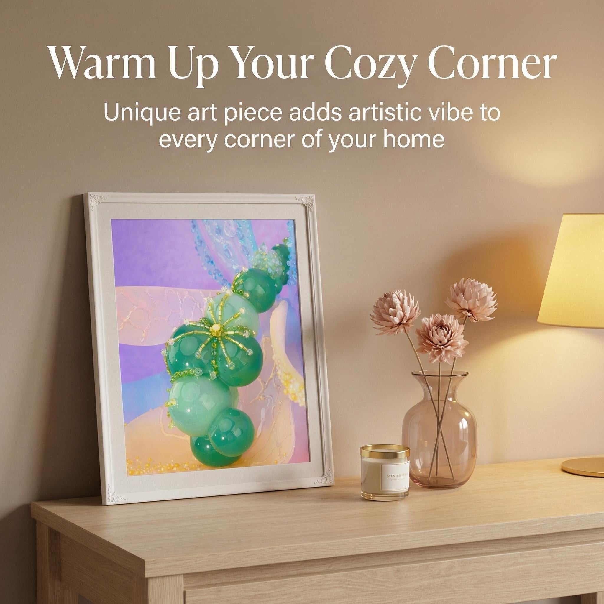 Lumina Bloom | Photographic Print of Original Handcrafted Sculpture (Unframed)