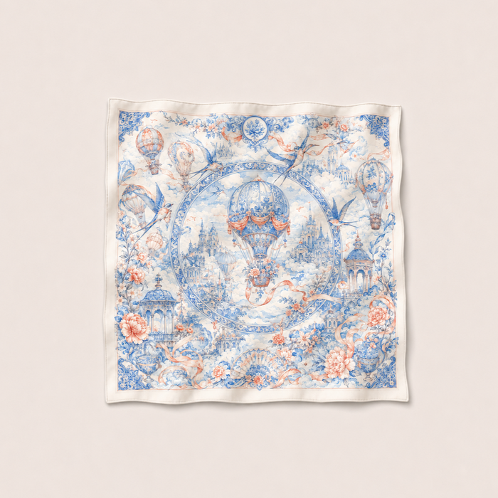 Cloud Voyage art scarf