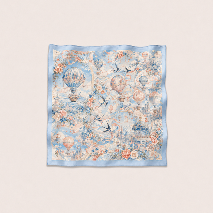 Sky Botanica art scarf