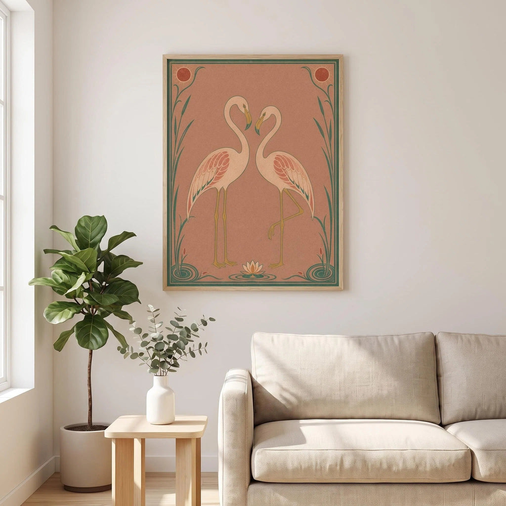 Flamingo Reverie (Unframed)