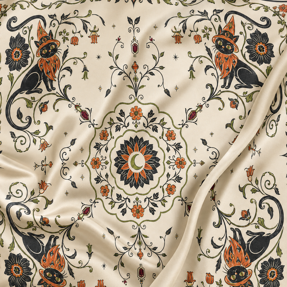 Moonlit Familiars (Scarf)