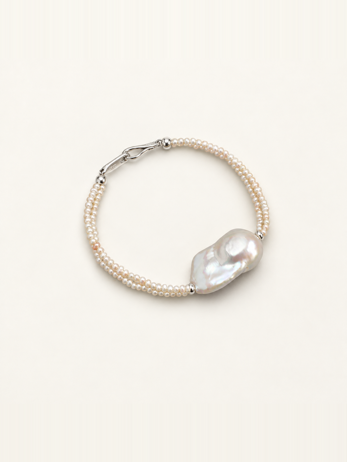 Petite Moon Pearl Bracelet