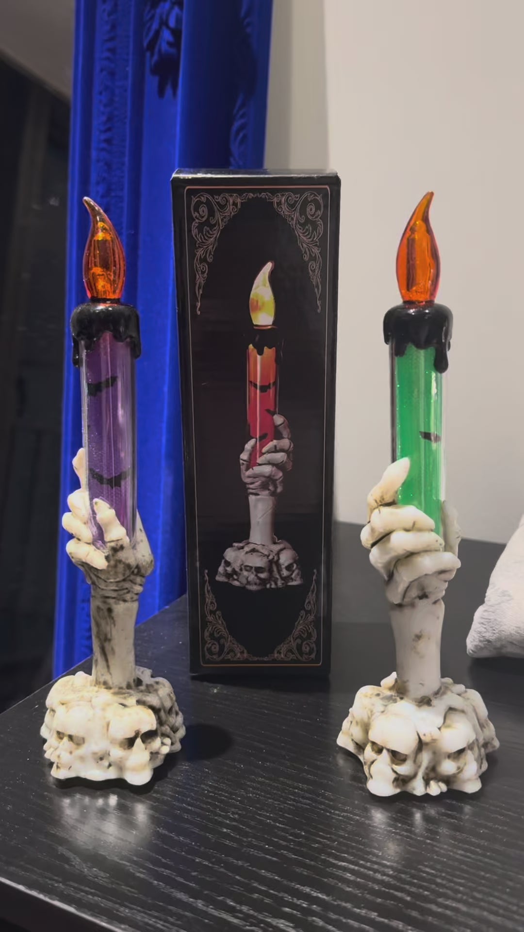 Skeleton Hand LED Candle