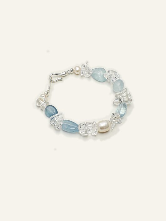 Sunlit Shimmering Bead Bracelet